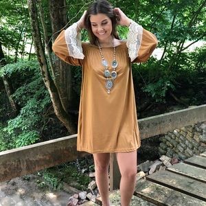 Camel colored dress